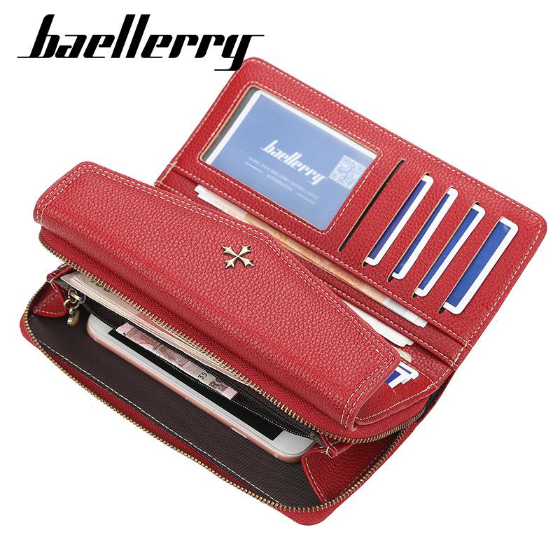 Baellerry Wallet Женская многофункциональная женская сумка-клатч средней длины на молнии
Baellerry Wallet Женская многофункциональная женская сумка-клатч средней длины на молнии
