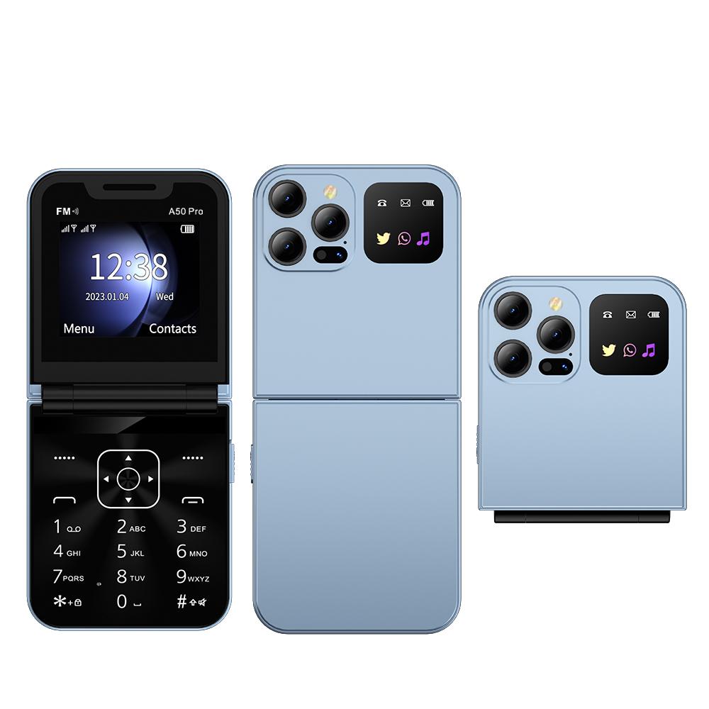 SERVO A50 Pro Мобільний телефон-розкладачка 2G з двома SIM-картами для літніх людей Blue/Language 1
SERVO A50 Pro Мобільний телефон-розкладачка 2G з двома SIM-картами для літніх людей Blue/Language 1