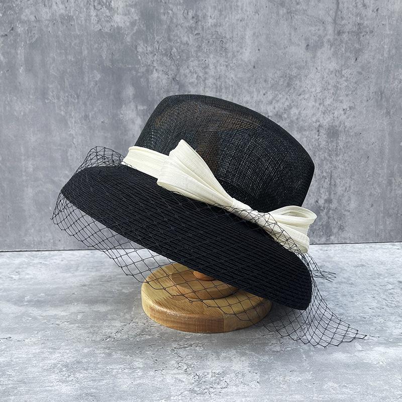 French style retro Hepburn style net yarn silk hemp bow top hat women large edge hemp yarn patchstraw lamp shade fisherman s hat 56-58CM чорний
French style retro Hepburn style net yarn silk hemp bow top hat women large edge hemp yarn patchstraw lamp shade fisherman s hat 56-58CM чорний