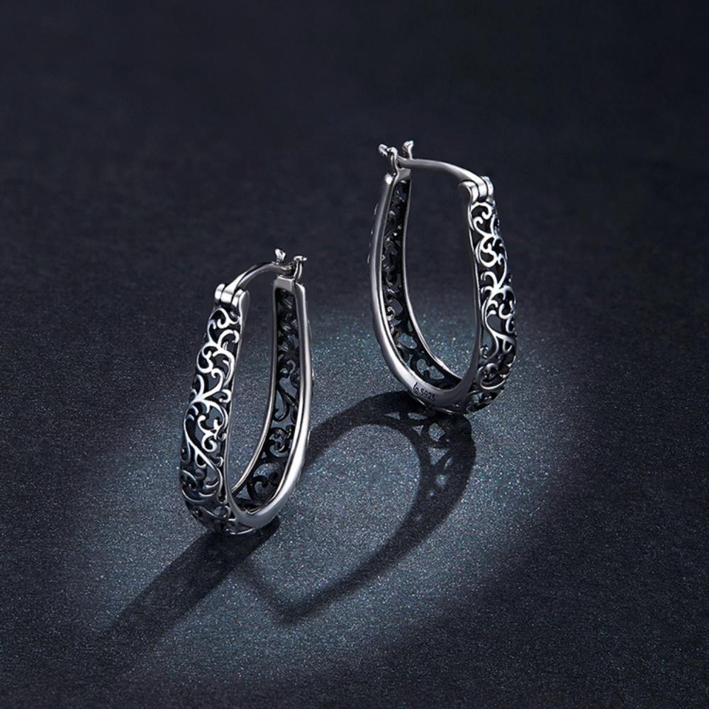 Полые серьги-кольца винтажные не тускнеющие женские серьги из серебра 925 пробы на заказ серьги-кольца модные ювелирные изделия
Полые серьги-кольца винтажные не тускнеющие женские серьги из серебра 925 пробы на заказ серьги-кольца модные ювелирные изделия