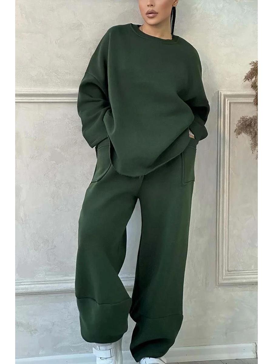 2026 Women s Casual Solid Color Round Neck Long-Sleeve Pocket Sweatshirt Set Small зелений
2026 Women s Casual Solid Color Round Neck Long-Sleeve Pocket Sweatshirt Set Small зелений