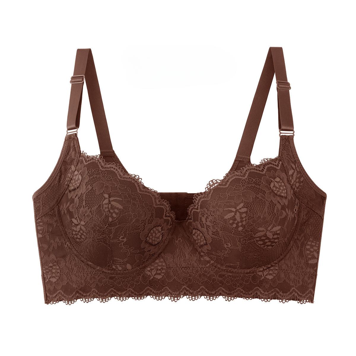Кружевное сексуальное нижнее белье большого размера, тонкие чашки с эффектом памяти и стальными косточками, собирающее и сужающее, аксессуар для груди, бюстгальтер против отвисания, бюстгальтер с глубоким V-вырезом 48/110A красный/коричневый
Кружевное сексуальное нижнее белье большого размера, тонкие чашки с эффектом памяти и стальными косточками, собирающее и сужающее, аксессуар для груди, бюстгальтер против отвисания, бюстгальтер с глубоким V-вырезом 48/110A красный/коричневый