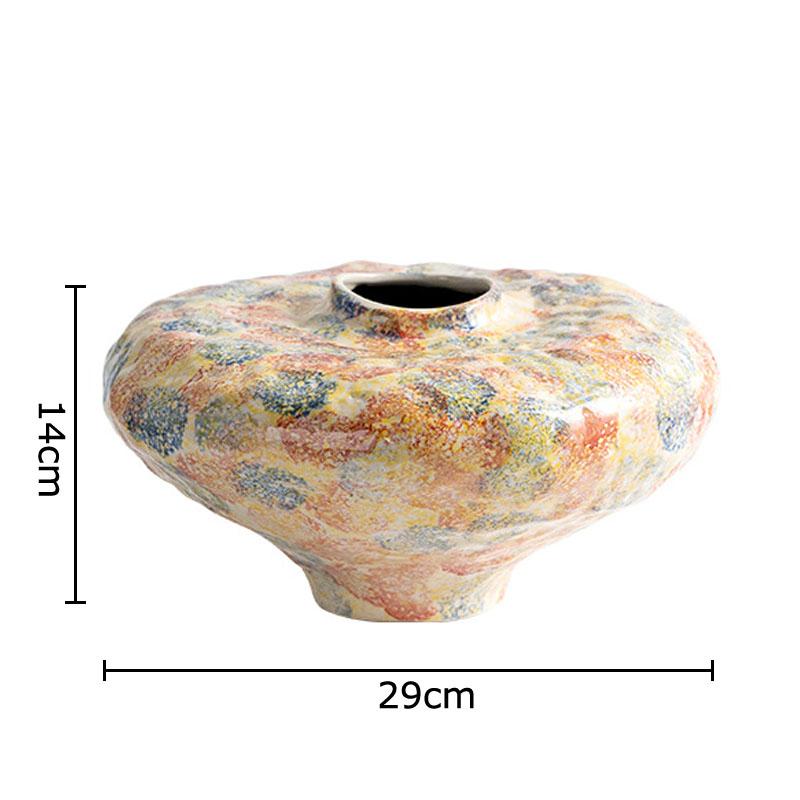 Colored Printed Ceramic Vase Uneven Wrinkles Plant Pots Table Decoration Flower Arrangement Floral Vases Room Aesthetic Decor
Colored Printed Ceramic Vase Uneven Wrinkles Plant Pots Table Decoration Flower Arrangement Floral Vases Room Aesthetic Decor