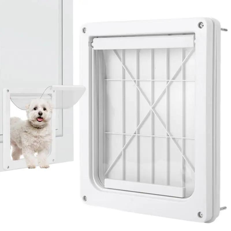 Dog Door for Wall Weatherproof Pet Door with Locking Panel Lightweight Pet Safe Dog Door with Transparent Flap 25X29X4CM
Dog Door for Wall Weatherproof Pet Door with Locking Panel Lightweight Pet Safe Dog Door with Transparent Flap 25X29X4CM
