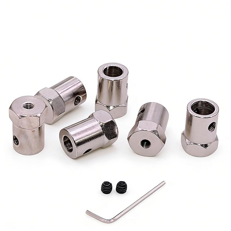 2pcs Hex Coupler Plating Rigid Tire Connector 2/3/3.17/4/5/6/7/8mm Hexagonal Shaft Coupling Motor Transmission Connector 8mm-2pcs
2pcs Hex Coupler Plating Rigid Tire Connector 2/3/3.17/4/5/6/7/8mm Hexagonal Shaft Coupling Motor Transmission Connector 8mm-2pcs