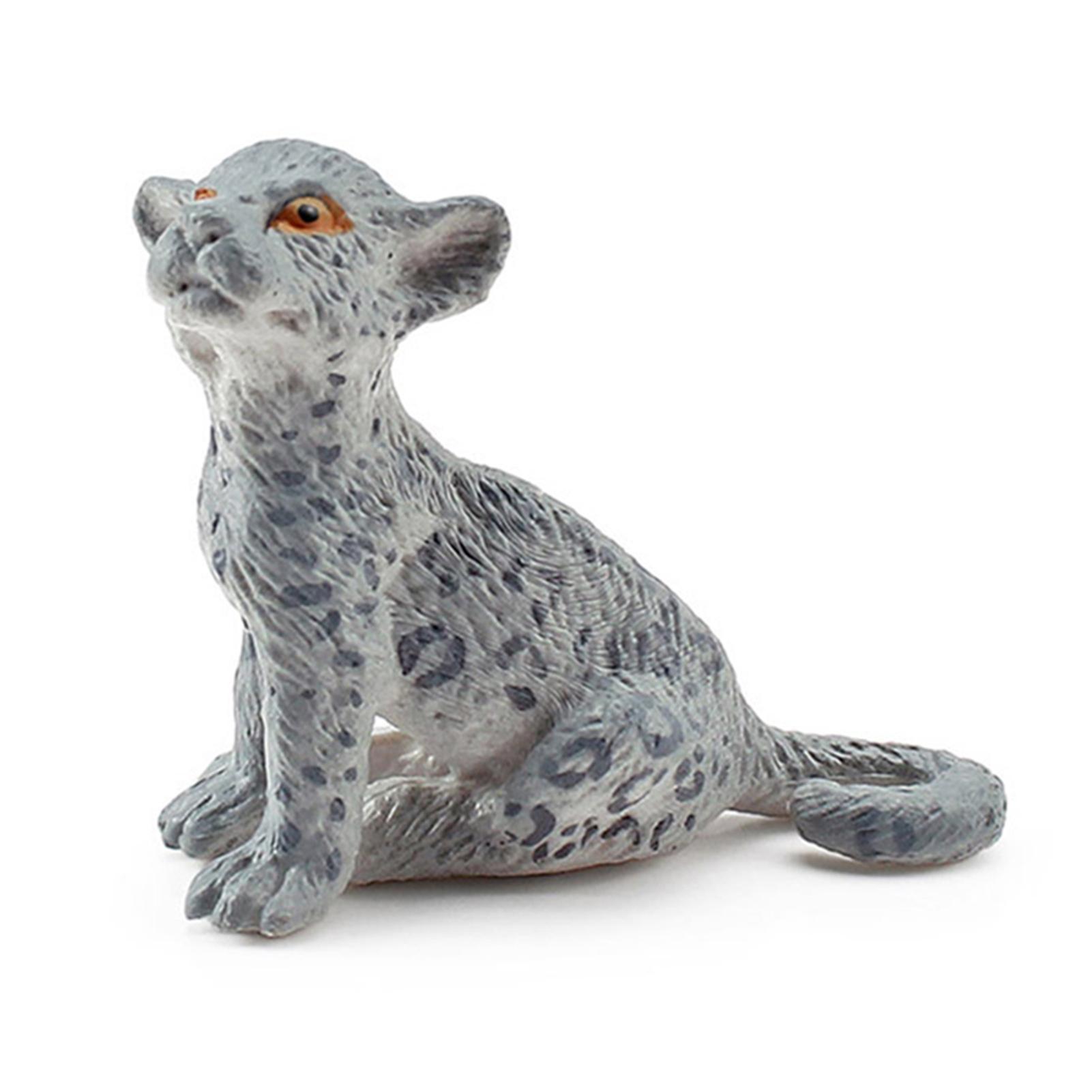 Plastic Simulation Snow Leopards Figure Toys Gifts For Kid Birthday Home Decor
Plastic Simulation Snow Leopards Figure Toys Gifts For Kid Birthday Home Decor