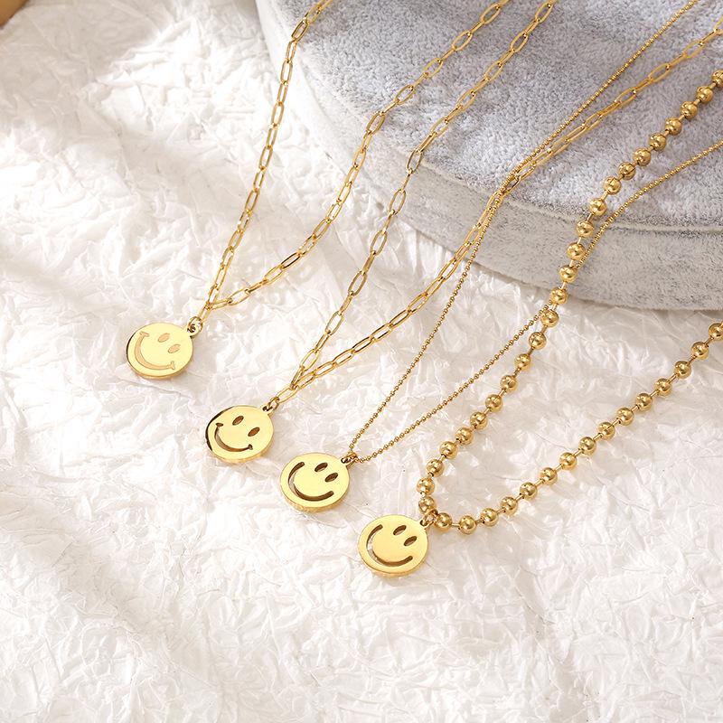 Versatile INS-Style Smiley Face Stainless Steel Necklace with Advanced Design Sense 100 Stainless Steel
Versatile INS-Style Smiley Face Stainless Steel Necklace with Advanced Design Sense 100 Stainless Steel