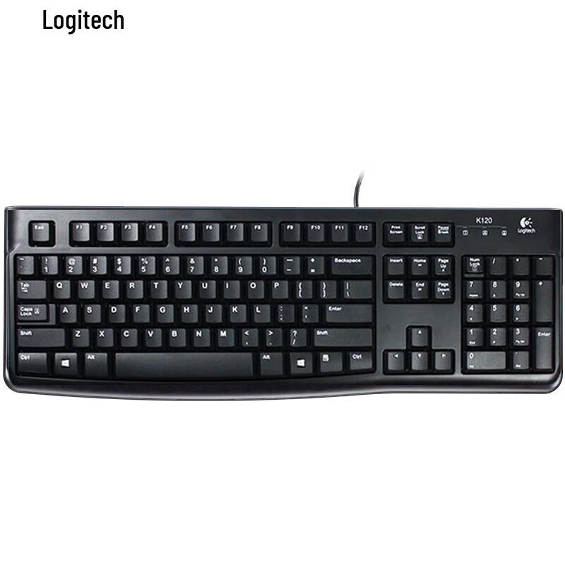 Logitech K120 Full-Size Wired Office Keyboard
Logitech K120 Full-Size Wired Office Keyboard