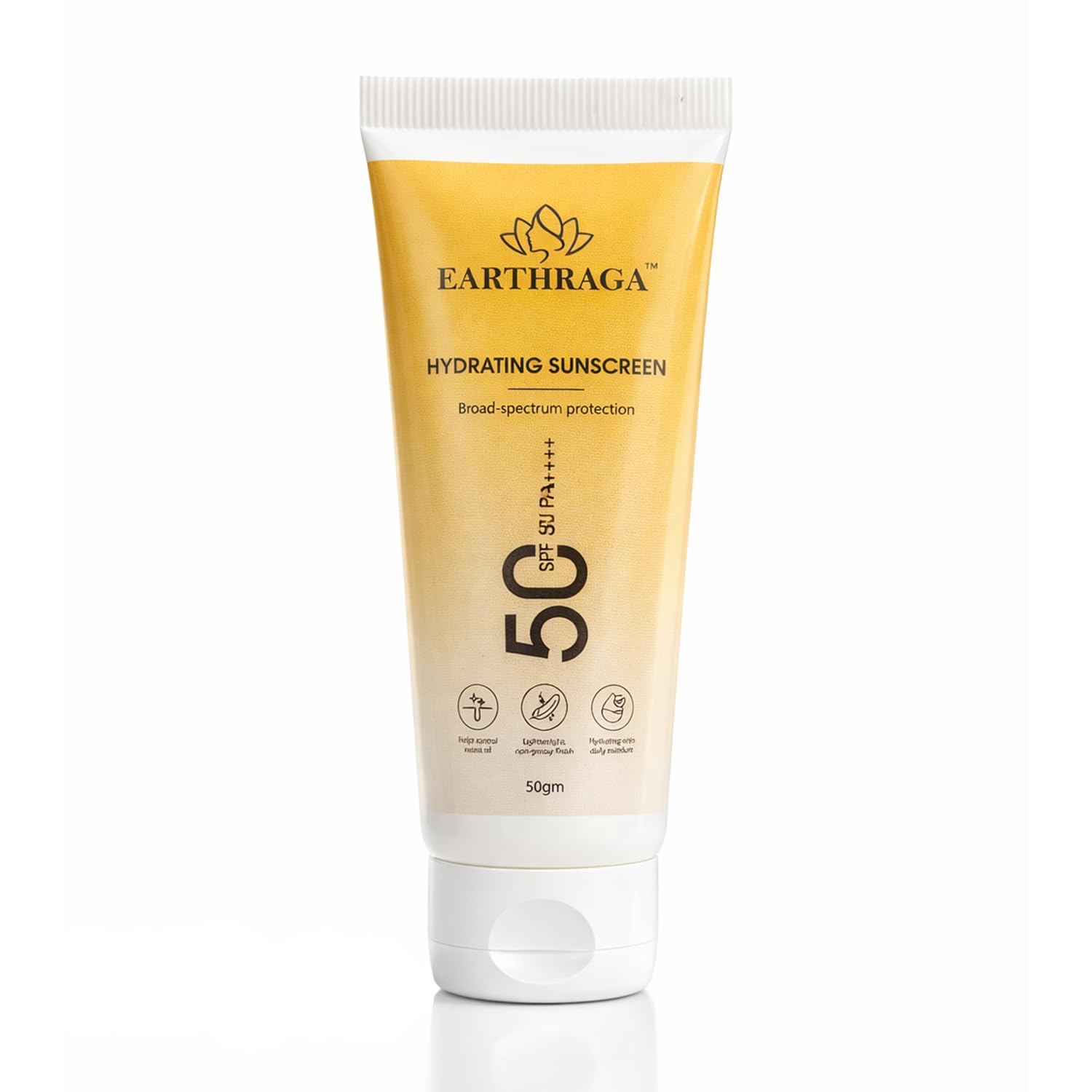 EARTHRAGA Увлажняющий солнцезащитный крем SPF50 PA++++ | 50 мл | Формула 3-в-1: Солнцезащитный крем, Увлажняющее средство, Сыворотка | Лучший для всех типов кожи (Сухая, Жирная и Чувствительная
EARTHRAGA Увлажняющий солнцезащитный крем SPF50 PA++++ | 50 мл | Формула 3-в-1: Солнцезащитный крем, Увлажняющее средство, Сыворотка | Лучший для всех типов кожи (Сухая, Жирная и Чувствительная