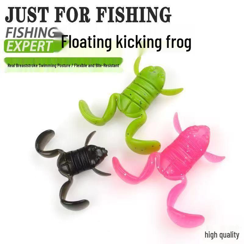 Thunder Frog Tear-Resistant TPE Kicking Leg Lure: High Simulation Surface Water Frog Bait 5g Single
Thunder Frog Tear-Resistant TPE Kicking Leg Lure: High Simulation Surface Water Frog Bait 5g Single