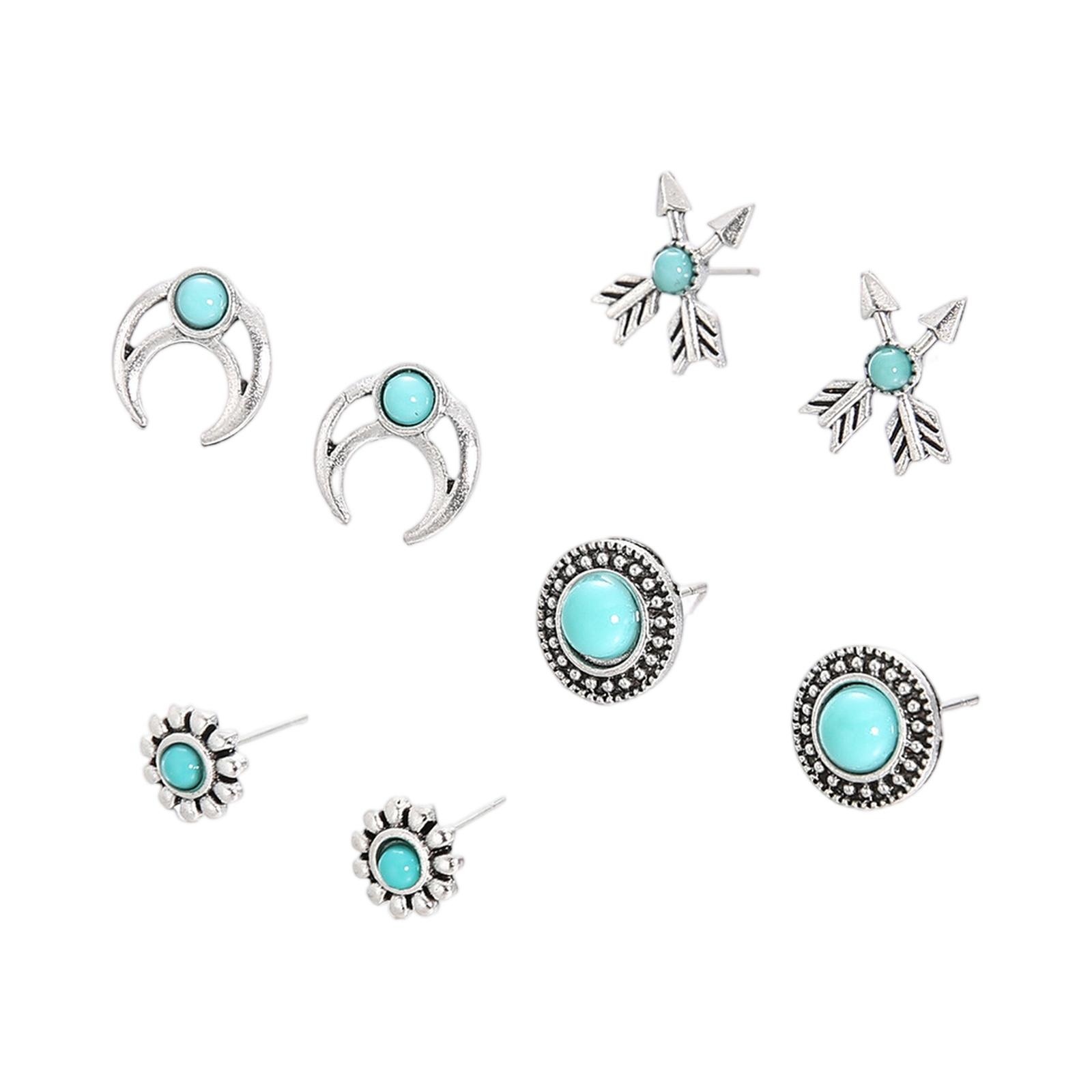 Women s Fashion Bohemian Retro Earring Set One Size срібний
Women s Fashion Bohemian Retro Earring Set One Size срібний