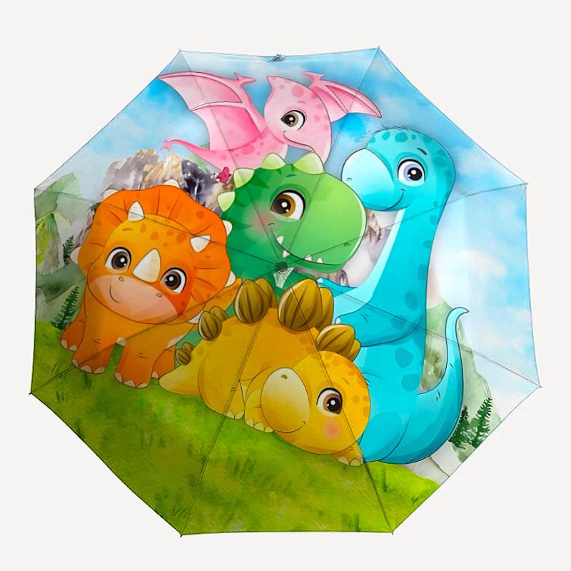 1pc Dino Friends Auto-Fold Umbrella with One-Touch Open/Close - 8 Reinforced Ribs for Windproof Stability, yy251118153
1pc Dino Friends Auto-Fold Umbrella with One-Touch Open/Close - 8 Reinforced Ribs for Windproof Stability, yy251118153
