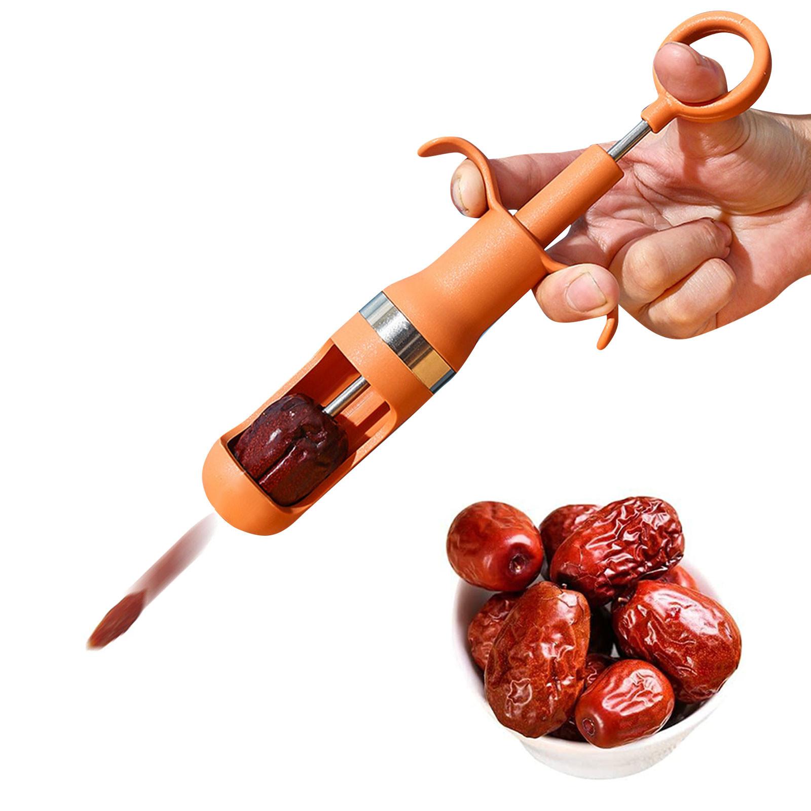 Fruit Pitter Tool for Hawthorn Jujube Cherry Core Removal Durable Stainless Steel Handle Easy to Use Kitchen Gadget One Size помаранчевий
Fruit Pitter Tool for Hawthorn Jujube Cherry Core Removal Durable Stainless Steel Handle Easy to Use Kitchen Gadget One Size помаранчевий