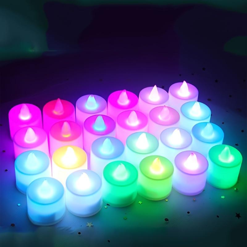24 PCS/SET LED Colorful Simulated Romantic Candle Lights Confession Lights Candle Lights Suitable for Weddings, Parties, Birthdays 24PCS/SET
24 PCS/SET LED Colorful Simulated Romantic Candle Lights Confession Lights Candle Lights Suitable for Weddings, Parties, Birthdays 24PCS/SET