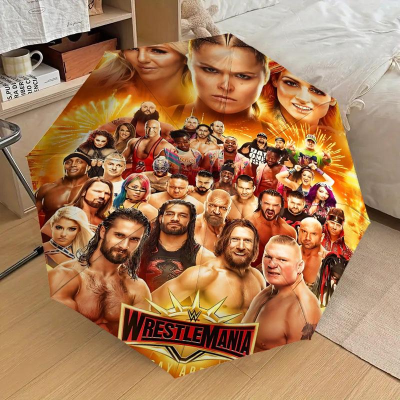 1pc WrestleMania Stars Automatic Folding Umbrella, Portable Collapsible Design, Casual Outdoor Accessory L1127040
1pc WrestleMania Stars Automatic Folding Umbrella, Portable Collapsible Design, Casual Outdoor Accessory L1127040