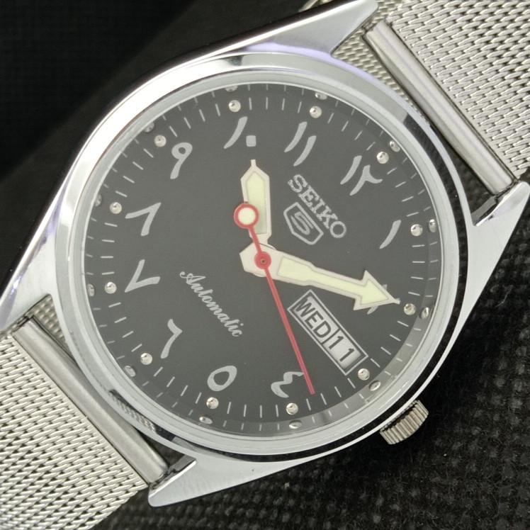 REFURBISHED VINTAGE SEIKO 5 AUTO 6309A JAPAN MENS ARABIC WATCH 610e-a318699-2 SKU610e-a318699
REFURBISHED VINTAGE SEIKO 5 AUTO 6309A JAPAN MENS ARABIC WATCH 610e-a318699-2 SKU610e-a318699