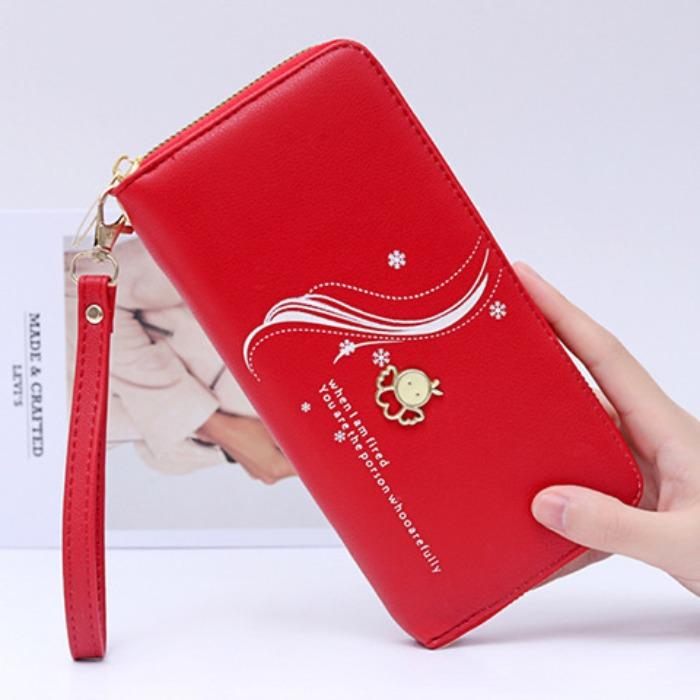 Elegant wallet for women, fashionable zipper bag, large capacity handbag, can hold mobile phone, mother s foreskin clip бордовий
Elegant wallet for women, fashionable zipper bag, large capacity handbag, can hold mobile phone, mother s foreskin clip бордовий