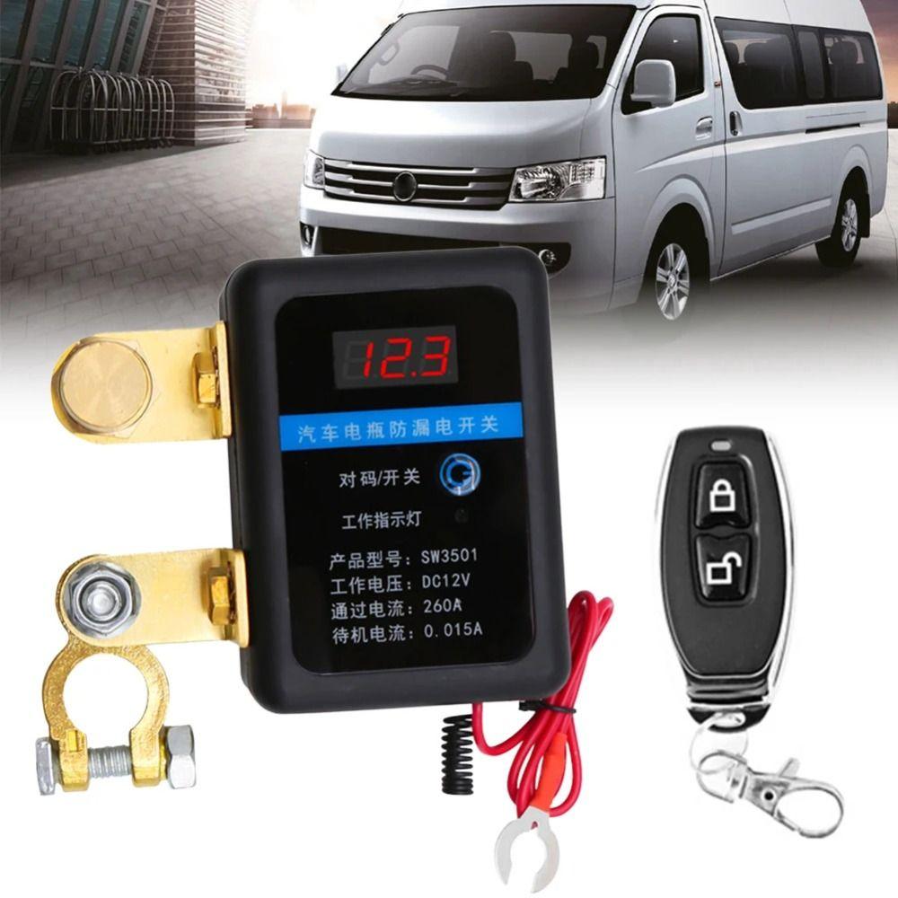 260A Car Battery Disconnect Switch Car Remote Battery Cut Off Switch for Car Truck SUV With 1pc Remote
260A Car Battery Disconnect Switch Car Remote Battery Cut Off Switch for Car Truck SUV With 1pc Remote