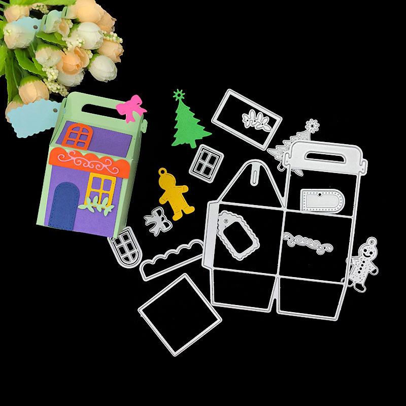 Рождественский домик Металлические вырубные формы Домики Коробки Шаблон для подарка DIY Поделки Скрапбукинг Карточный альбом Изготовление фото Тиснение
Рождественский домик Металлические вырубные формы Домики Коробки Шаблон для подарка DIY Поделки Скрапбукинг Карточный альбом Изготовление фото Тиснение
