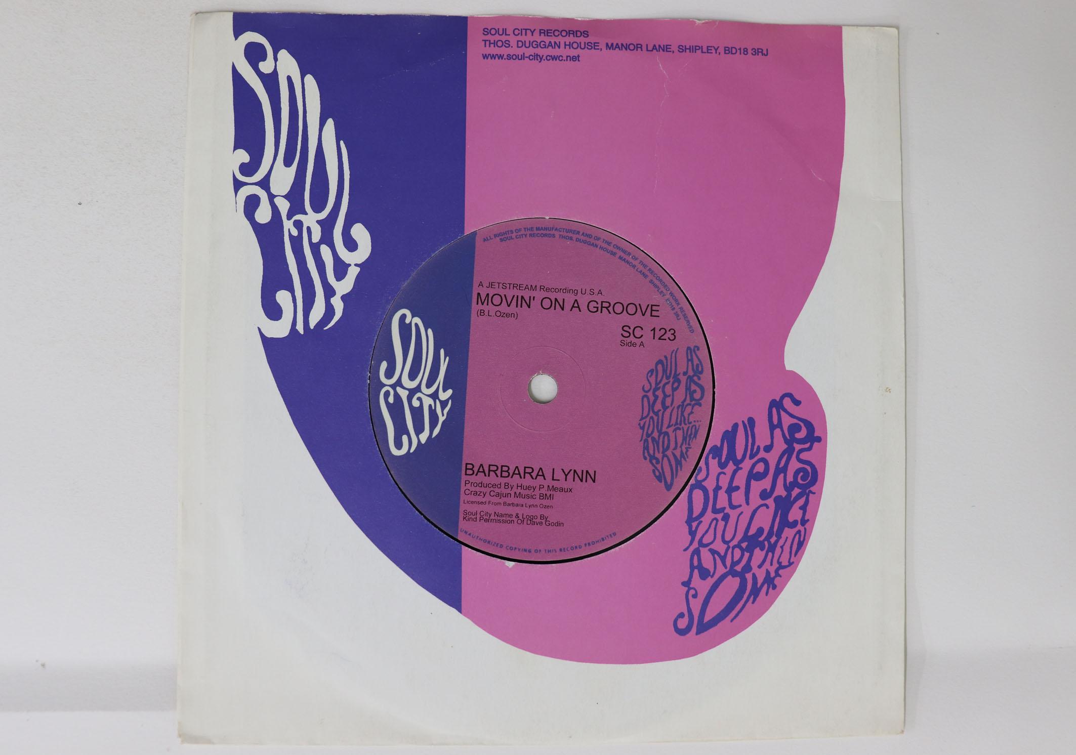 7inch Record BARBARA LYNN Movin On A Groove Disco Music SC123 SOUL CITY 2000 UK SoulFunk Used
7inch Record BARBARA LYNN Movin On A Groove Disco Music SC123 SOUL CITY 2000 UK SoulFunk Used