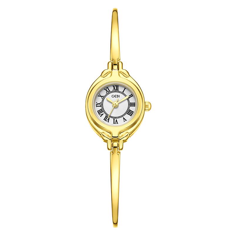 Niche High-End Bracelet Watch, Small Retro Bracelet Women S Watch, Gold High-Value Fine-Band Quartz Watch
Niche High-End Bracelet Watch, Small Retro Bracelet Women S Watch, Gold High-Value Fine-Band Quartz Watch