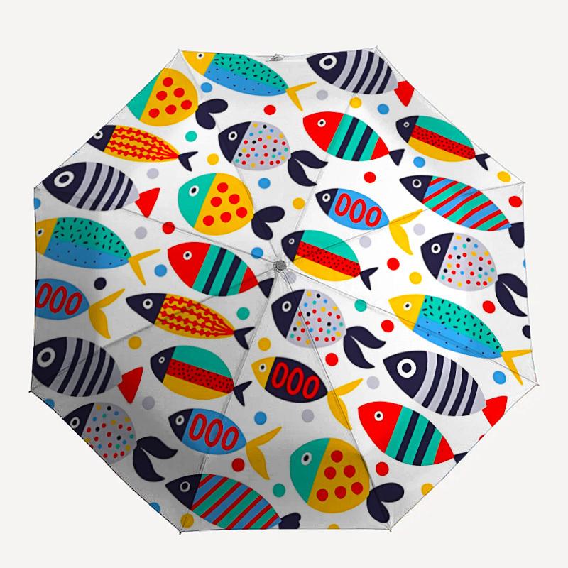1PC Colorful Fish Pattern Folding Umbrella with 8 Frames, Automatic Open, Durable Frame, Quality Craftsmanship yy250912133
1PC Colorful Fish Pattern Folding Umbrella with 8 Frames, Automatic Open, Durable Frame, Quality Craftsmanship yy250912133