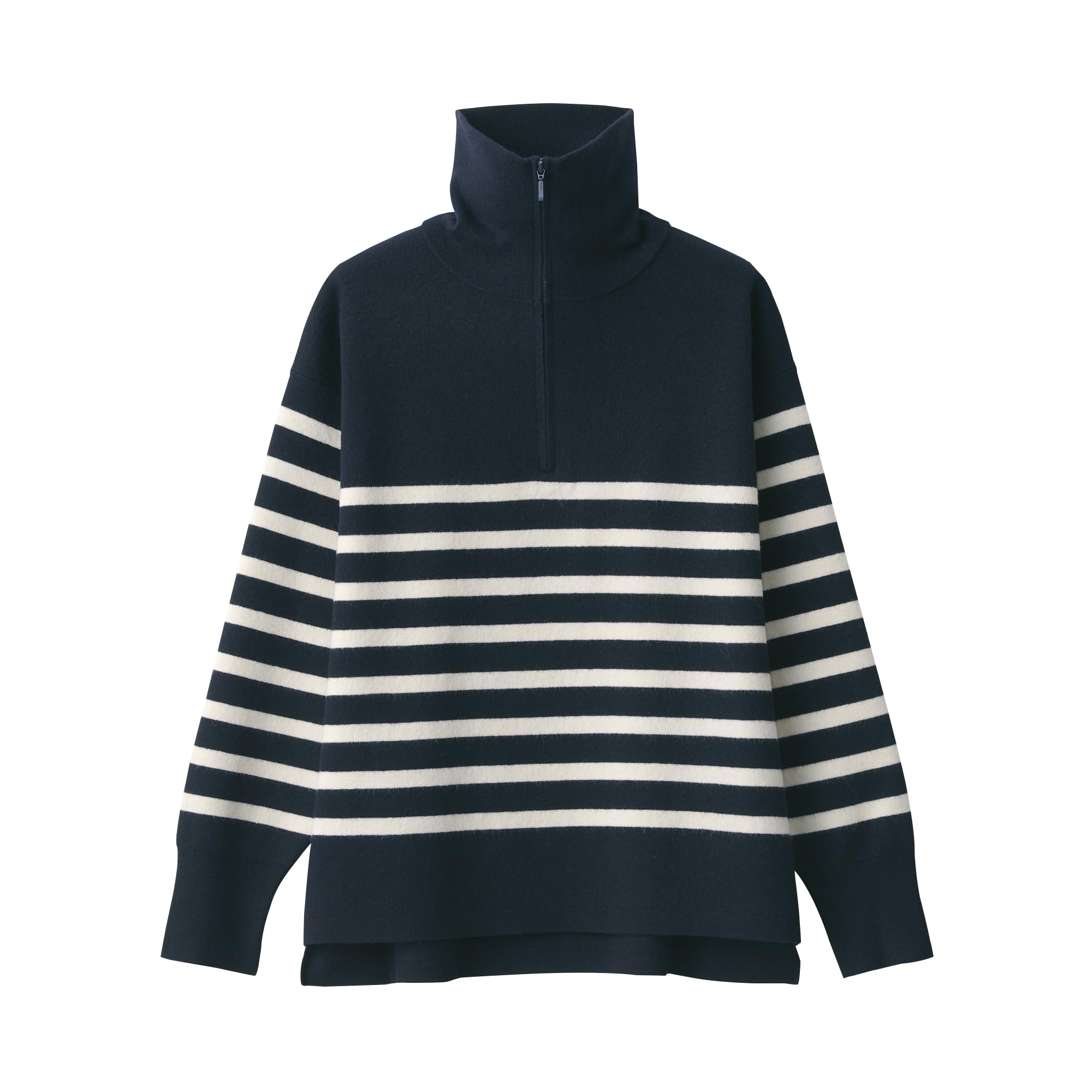 MUJI Washable Milan Rib Knit Navy Size BA1OZA4A Women s Half-Zip Sweater, Striped, XS,
MUJI Washable Milan Rib Knit Navy Size BA1OZA4A Women s Half-Zip Sweater, Striped, XS,