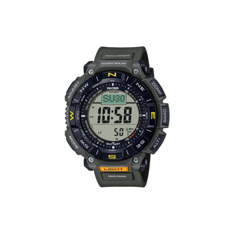 Casio PRO TREK series-PRG 100 meters waterproof solar movement environmentally friendly resin strap solar quartz movement resin strap PRG-340-3 зелёный
Casio PRO TREK series-PRG 100 meters waterproof solar movement environmentally friendly resin strap solar quartz movement resin strap PRG-340-3 зелёный
