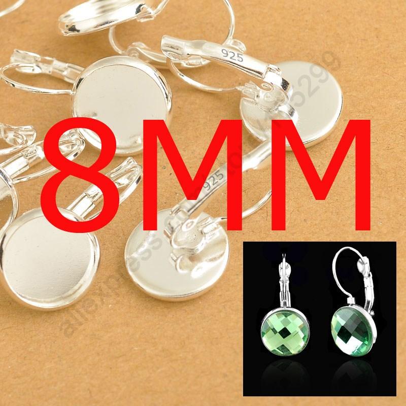Bulk 8-10-12-14-16-18-20-25MM 925 Sterling Silver Jewelry Findings Flat Cabochon Cameo Settings Earring French Lever Back
Bulk 8-10-12-14-16-18-20-25MM 925 Sterling Silver Jewelry Findings Flat Cabochon Cameo Settings Earring French Lever Back