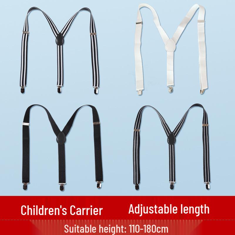 Kids Adjustable Non-Slip Elastic Suspenders Clips for Boys and Girls Pants and Performance Wear.
Kids Adjustable Non-Slip Elastic Suspenders Clips for Boys and Girls Pants and Performance Wear.