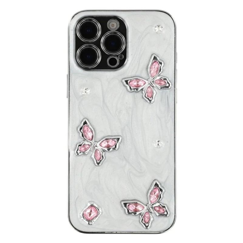 For iPhone 16 Pro Max Case WANLONFENG Electroplated Epoxy TPU+Acrylic Phone Cover with Tempered Glass Pink Butterfly
For iPhone 16 Pro Max Case WANLONFENG Electroplated Epoxy TPU+Acrylic Phone Cover with Tempered Glass Pink Butterfly