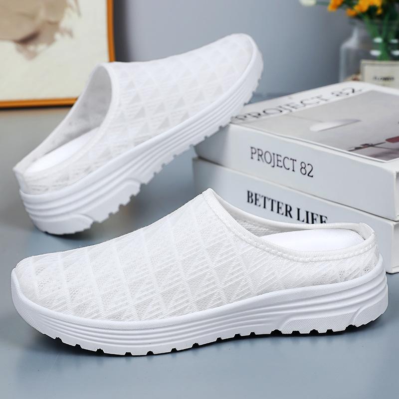 Shoes women s casual shoes breathable half-drag bag head wearing a pedal slippers fashionable versatile women s single shoes 47
Shoes women s casual shoes breathable half-drag bag head wearing a pedal slippers fashionable versatile women s single shoes 47