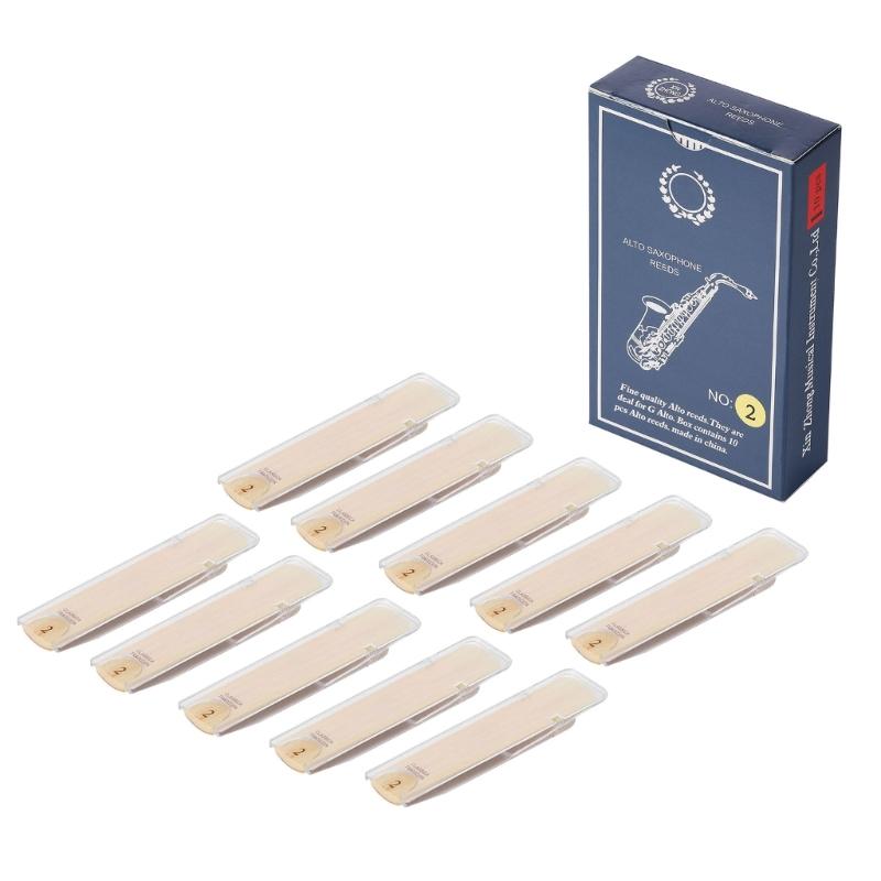 10pcs Professional Saxophone Reed Tone with Strength 1.0/1.5/2.0/2.5/3.0/3.5 for Eb Alto Saxophone Reed Excellent Sound
10pcs Professional Saxophone Reed Tone with Strength 1.0/1.5/2.0/2.5/3.0/3.5 for Eb Alto Saxophone Reed Excellent Sound