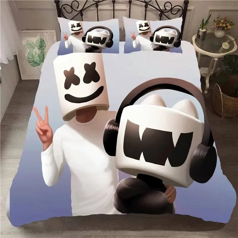 DJ Lovers Marshmello Hip Pop Music EDM Mosaic DJ Bedding Set Boys Girls Twin Queen Size Duvet Cover Pillowcase Bed Kids Adult AU Queen 210x210cm
DJ Lovers Marshmello Hip Pop Music EDM Mosaic DJ Bedding Set Boys Girls Twin Queen Size Duvet Cover Pillowcase Bed Kids Adult AU Queen 210x210cm