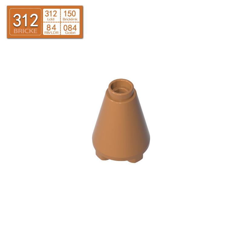 BRICKE 49309 2x2x2 Inverted Cone Building Blocks, Ice Cream Bucket - LEGO Compatible Piece светло-коричневого
BRICKE 49309 2x2x2 Inverted Cone Building Blocks, Ice Cream Bucket - LEGO Compatible Piece светло-коричневого