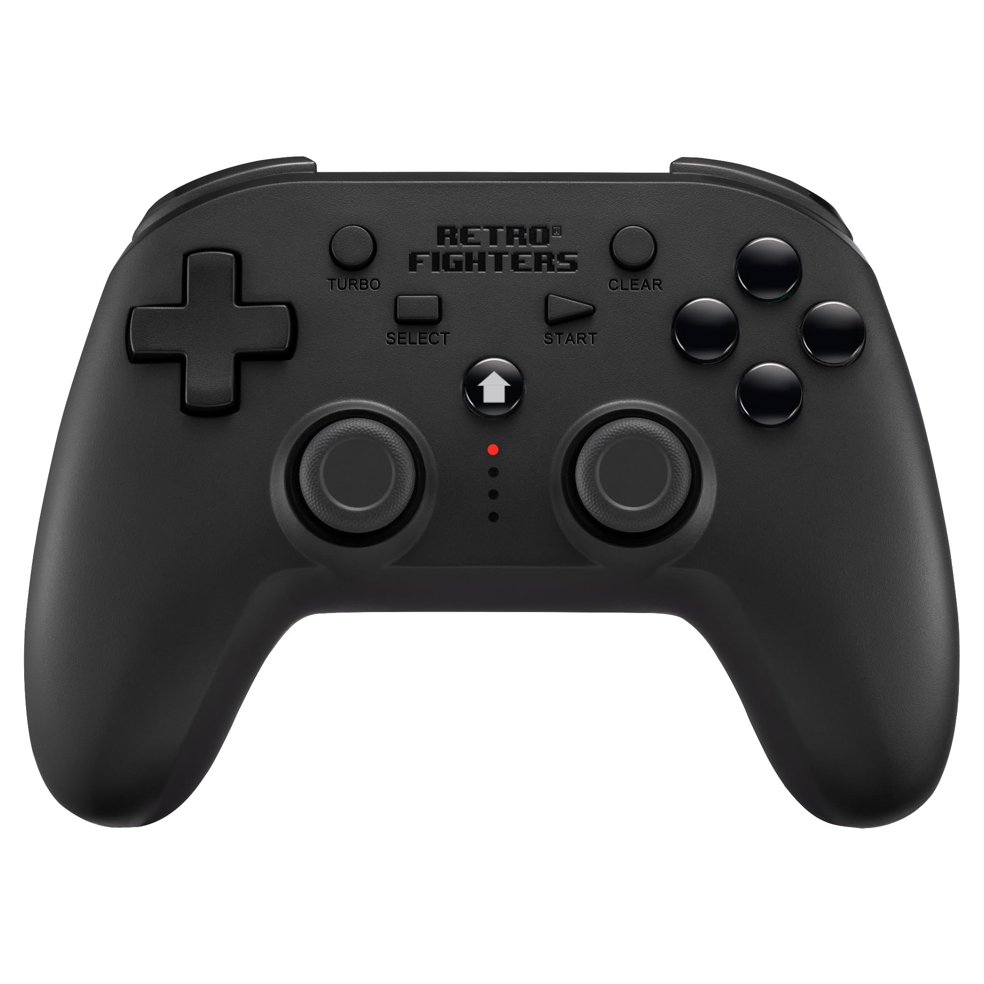 RETRO FIGHTERS Бездротовий контролер Defender Bluetooth Black Сумісний із розпізнаванням тиску руху, вібрацією, турбою, USB-кабель для зарядки в комплекті -
RETRO FIGHTERS Бездротовий контролер Defender Bluetooth Black Сумісний із розпізнаванням тиску руху, вібрацією, турбою, USB-кабель для зарядки в комплекті -