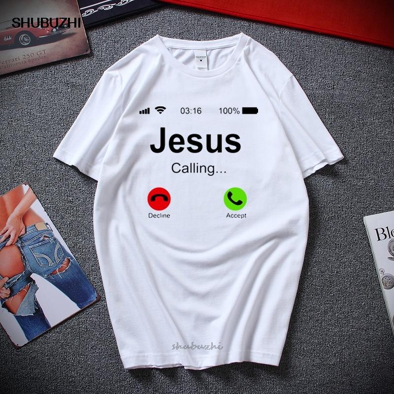 Jesus is Calling Christian Tshirt Unique Funny T shirt Unisex Newest Top Tees Summer Fashion Camisetas Hombre Tee shirt homme S
Jesus is Calling Christian Tshirt Unique Funny T shirt Unisex Newest Top Tees Summer Fashion Camisetas Hombre Tee shirt homme S