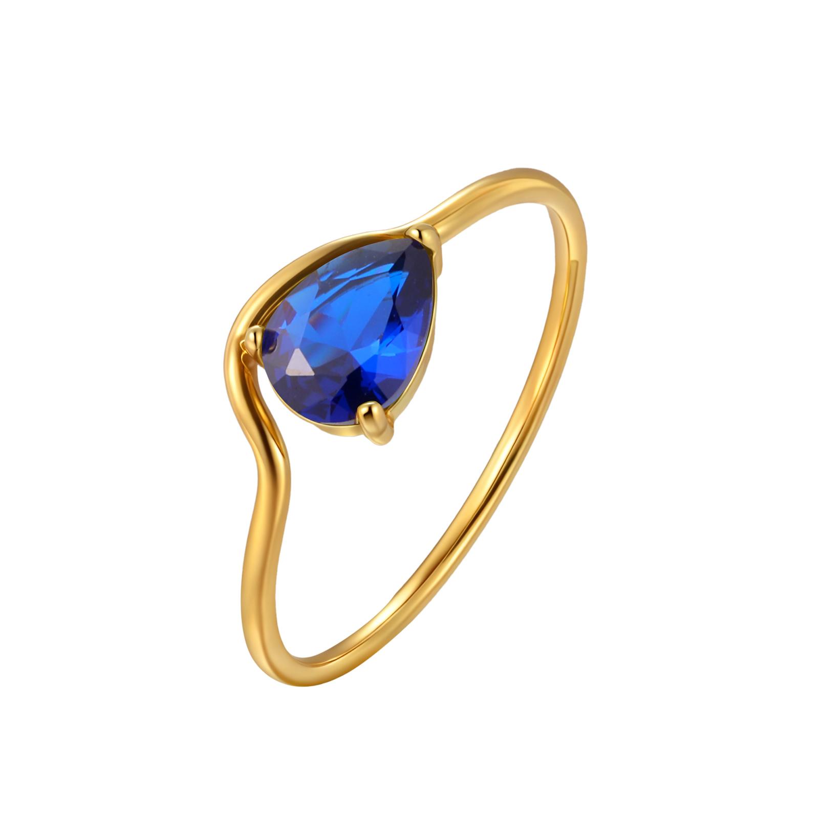 Vnox Green Water Drop CZ Gold Color Rings for Women, Stainless Steel Gold Plated Blue Stone Ring for Women Wedding Jewelry Gift 9
Vnox Green Water Drop CZ Gold Color Rings for Women, Stainless Steel Gold Plated Blue Stone Ring for Women Wedding Jewelry Gift 9
