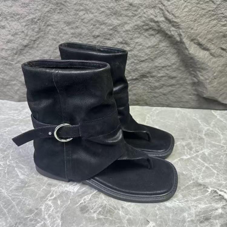 Spot summer women s boots low-heeled leather casual leaking toes cool boots thick-soled short boots sandals sleeve flat 40
Spot summer women s boots low-heeled leather casual leaking toes cool boots thick-soled short boots sandals sleeve flat 40
