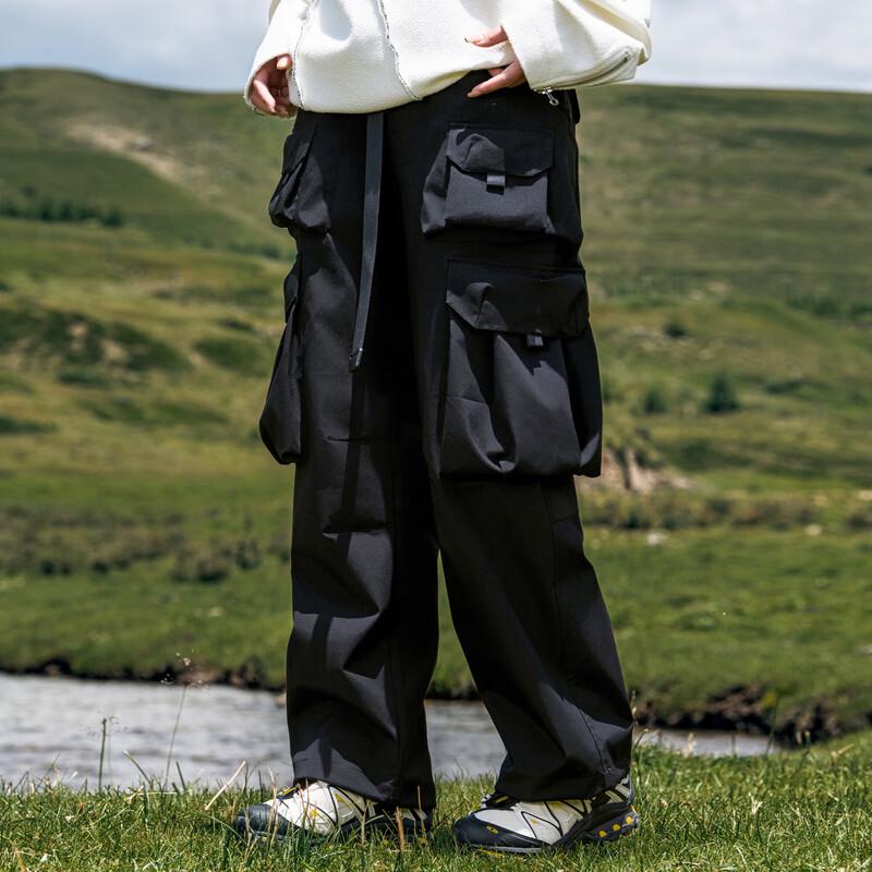AOGZ Unisex Techwear Multi-Pocket Parachute Pants M
AOGZ Unisex Techwear Multi-Pocket Parachute Pants M