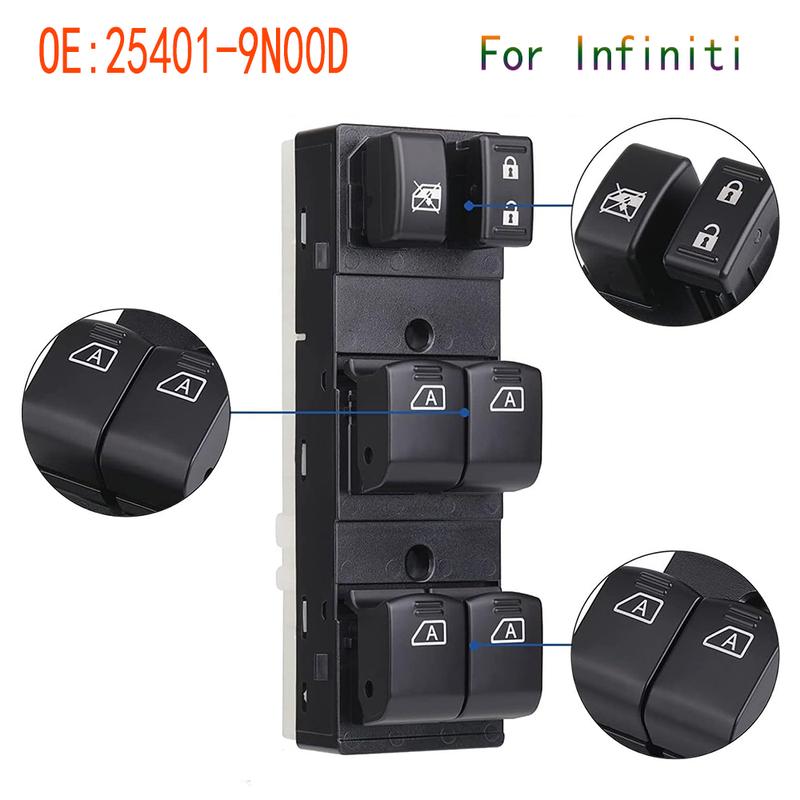 Car Accessories for Infiniti G35 G37 G25 Q40 2007-2013 Front Left Electric Power Window Switch Lifter Regulator Button Parts
Car Accessories for Infiniti G35 G37 G25 Q40 2007-2013 Front Left Electric Power Window Switch Lifter Regulator Button Parts