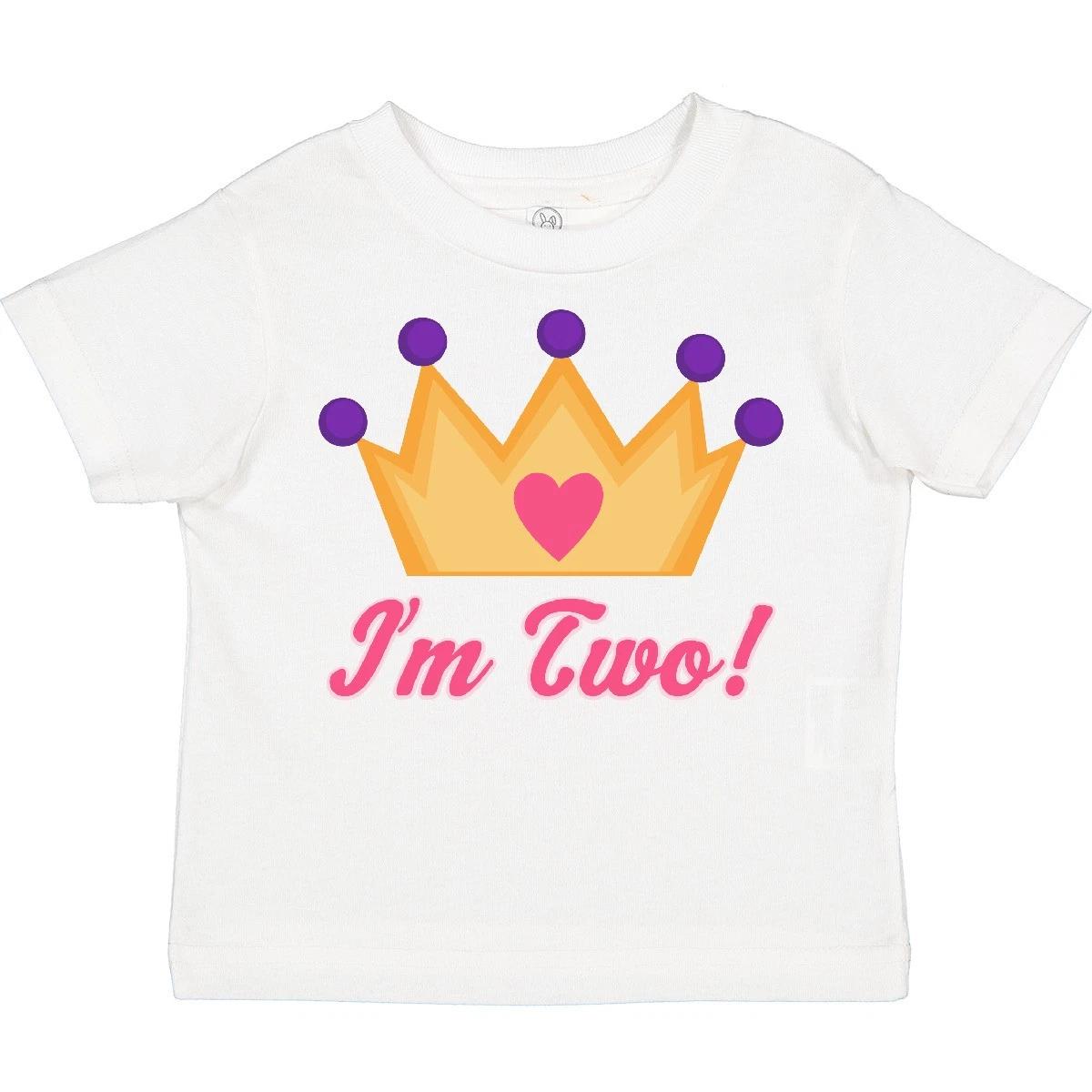 Inktastic Princess Crown 2nd Birthday I m Two Toddler kids boys T-Shirt Second Year Girl 150
Inktastic Princess Crown 2nd Birthday I m Two Toddler kids boys T-Shirt Second Year Girl 150