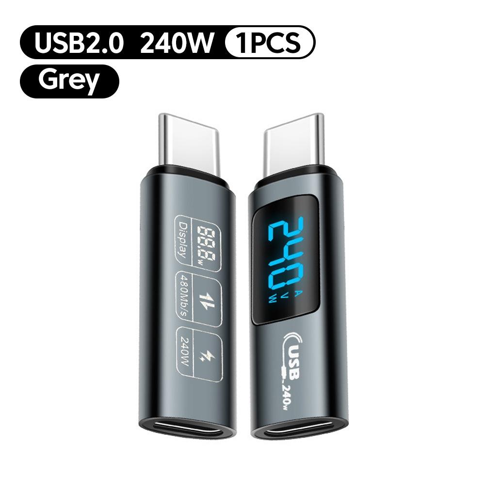 240W OTG USB 4.0 2.0 Digital Display Converter Power Voltage Current Type C to Type C Video Transfer Adapter for ios 15 Samsung
240W OTG USB 4.0 2.0 Digital Display Converter Power Voltage Current Type C to Type C Video Transfer Adapter for ios 15 Samsung