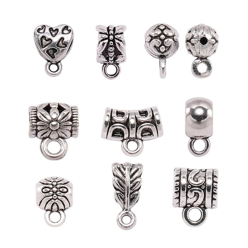 Retro Alloy Bracelet Buckle: Large Hole Three-Way Bead for DIY Necklace Pendant Jewelry 20 pieces per pack
Retro Alloy Bracelet Buckle: Large Hole Three-Way Bead for DIY Necklace Pendant Jewelry 20 pieces per pack