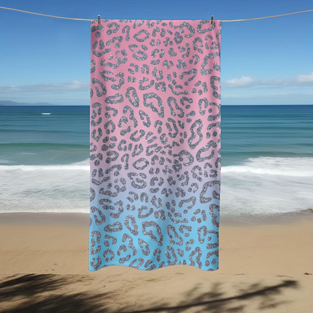 Pink Leopard Print Ultra Soft Microfiber Towel, Super Absorbent for Travel Camping Summer W40*H60(CM)
Pink Leopard Print Ultra Soft Microfiber Towel, Super Absorbent for Travel Camping Summer W40*H60(CM)