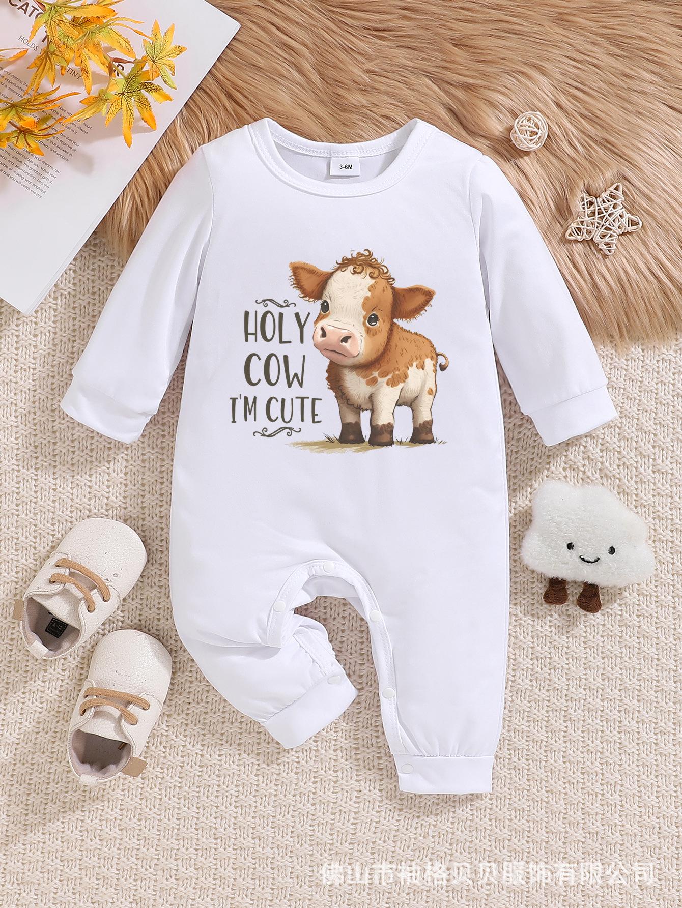 Newborn Baby Cartoon Letter Print Long Sleeve Romper & Pants Set for Outings 3-6 Months
Newborn Baby Cartoon Letter Print Long Sleeve Romper & Pants Set for Outings 3-6 Months