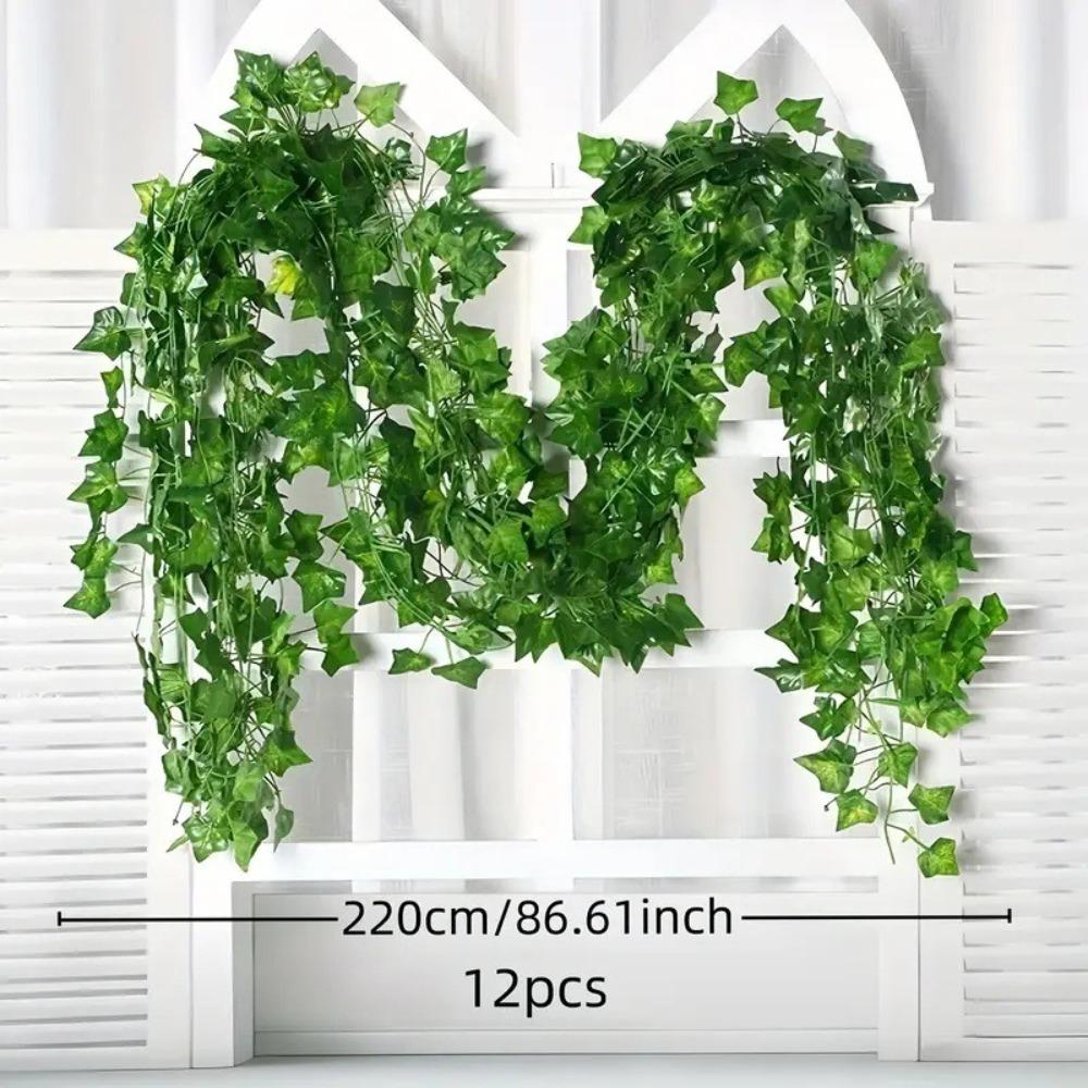 220cm Artificial Plants Leaves Garland Wall Hanging Vine Home Garden Decoration Wedding Party
220cm Artificial Plants Leaves Garland Wall Hanging Vine Home Garden Decoration Wedding Party