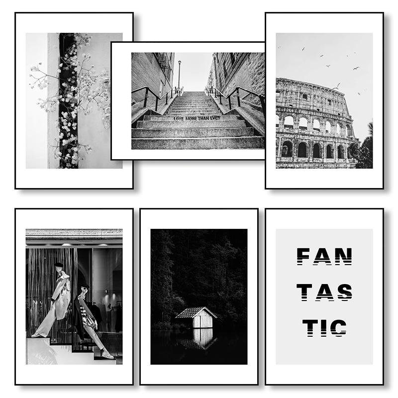 Fashion Poster Black and White City Landscape Fantastic Quote Canvas Wall Art Paintings for Interior Picture Room Deco No Frame
Fashion Poster Black and White City Landscape Fantastic Quote Canvas Wall Art Paintings for Interior Picture Room Deco No Frame