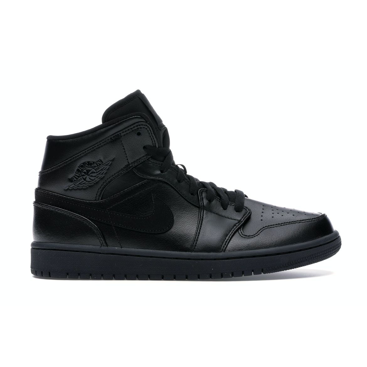 Мужские кроссовки Air Jordan 1 Mid Triple Black Черно-Черные 554724-090 
Мужские кроссовки Air Jordan 1 Mid Triple Black Черно-Черные 554724-090