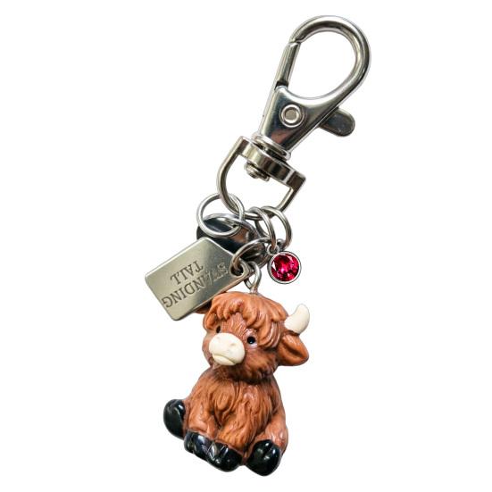 Keychain Pendant Highland Cow Keychain 3D Baby Cow Charm Keyring with Birthstone Lightweight Inspirational Accessory January
Keychain Pendant Highland Cow Keychain 3D Baby Cow Charm Keyring with Birthstone Lightweight Inspirational Accessory January
